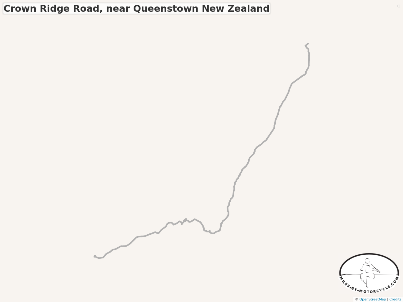 Crown Ridge Road, near Queenstown New Zealand