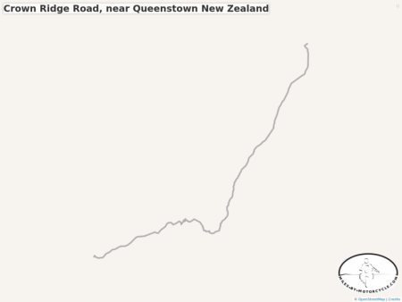 Crown Ridge Road, near Queenstown New Zealand