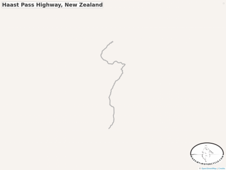 Haast Pass Highway, New Zealand