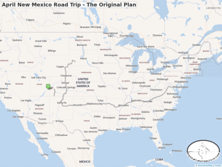 April New Mexico Road Trip - The Original Plan