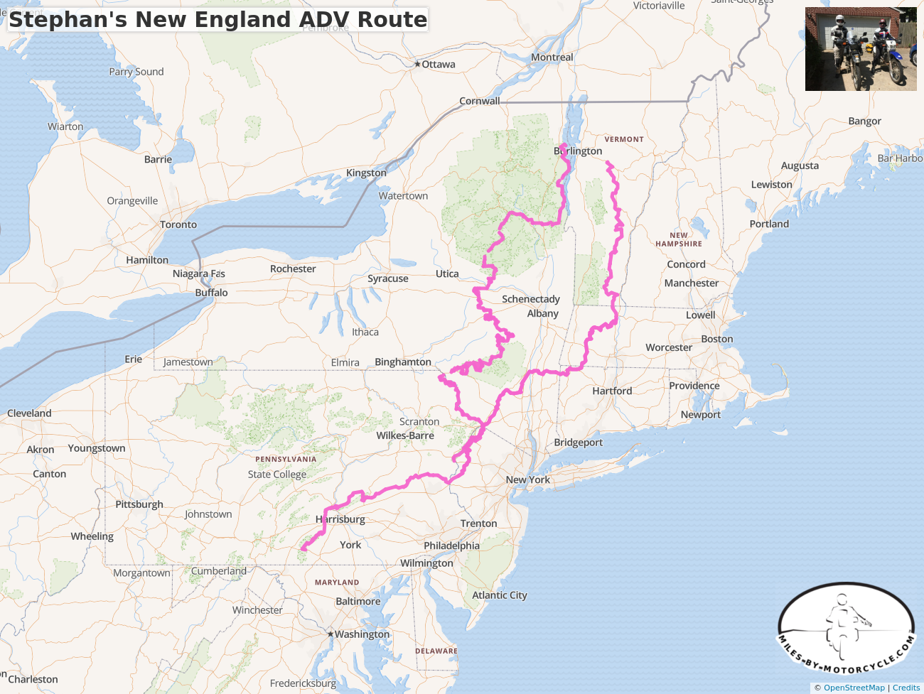 Stephan's New England ADV Route