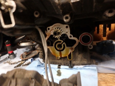 K100RS Water Pump Removed