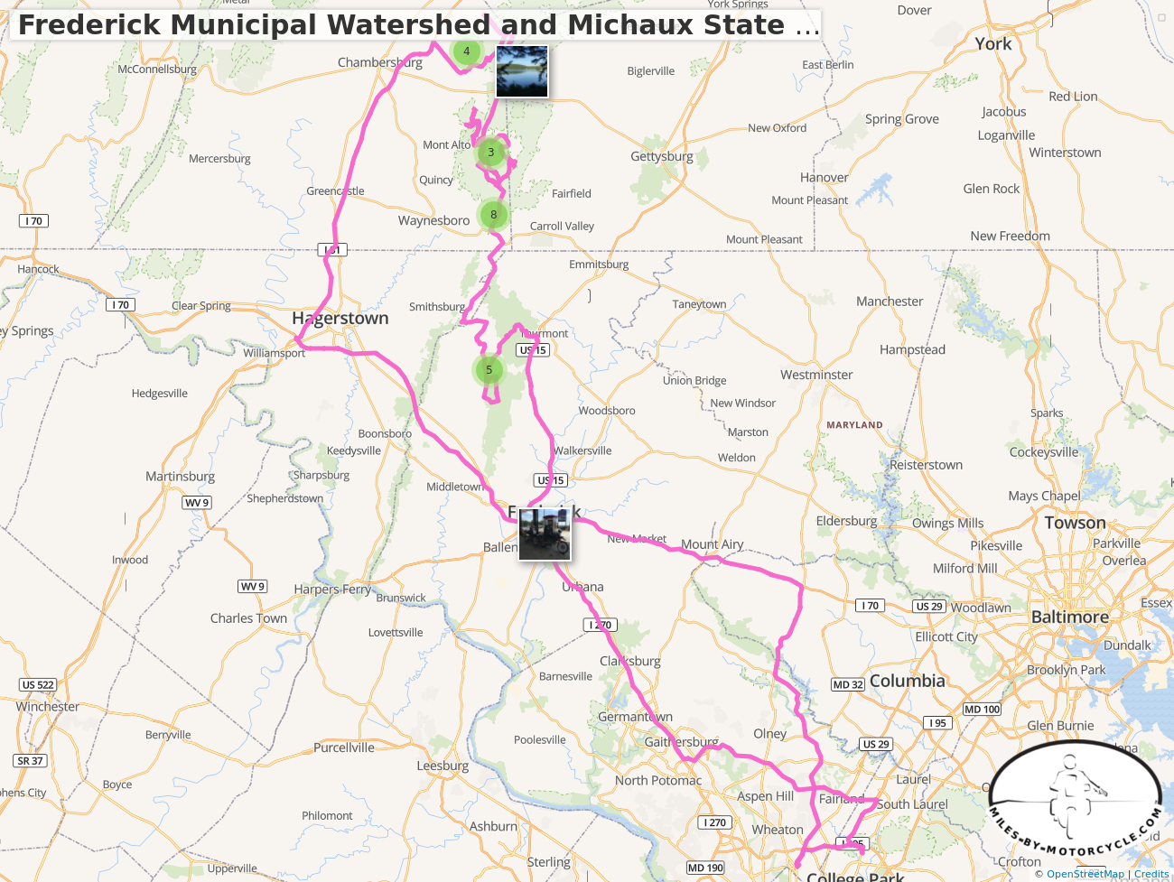 Frederick Municipal Watershed and Michaux State Forest Gravel Roads Day Ride
