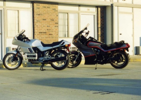 K100RS and V65 Sabre in 1991
