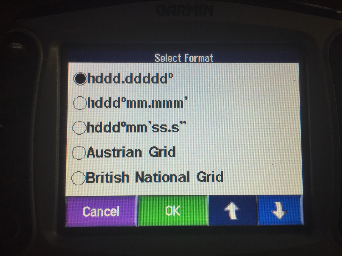 GPS Decimal Coordinate System