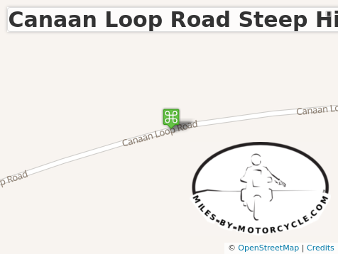 Canaan Loop Road Steep Hill