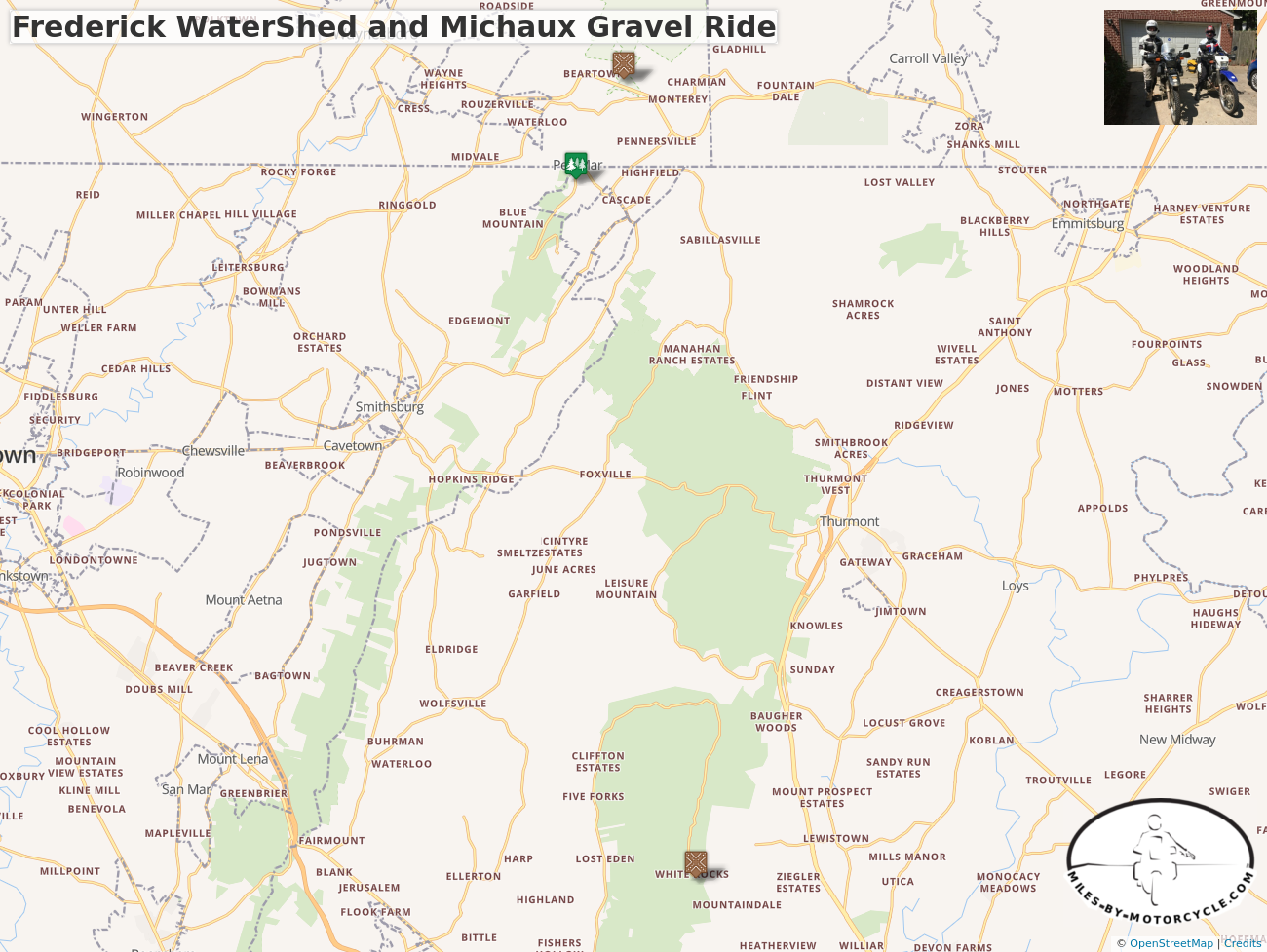 Frederick WaterShed and Michaux Gravel Ride