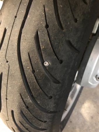 Nail in Tire