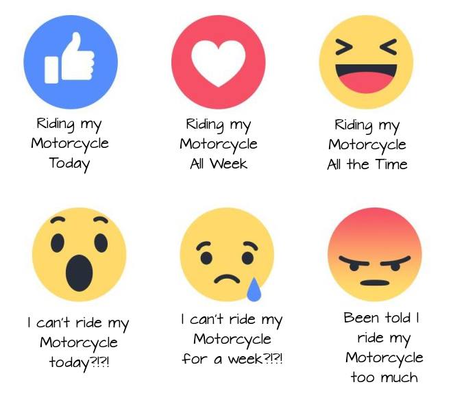 Facebook Motorcyclist Reactions