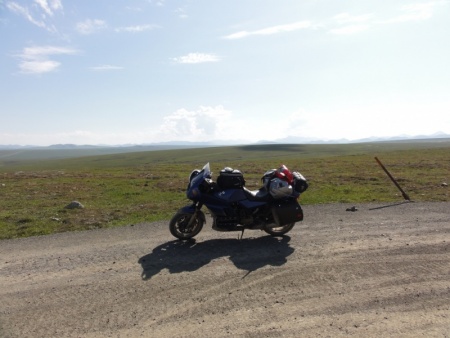 The North Slope, on the Dalton Highway not that far from Deadhorse, Alaska.