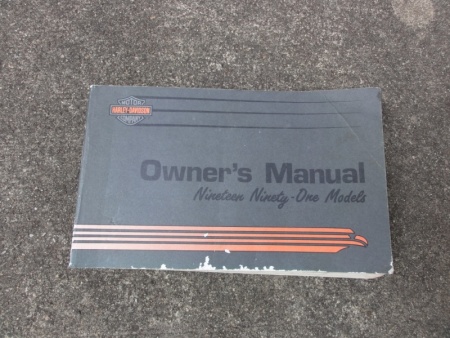 Owners Manual - Says 1991 but is the same for '92.