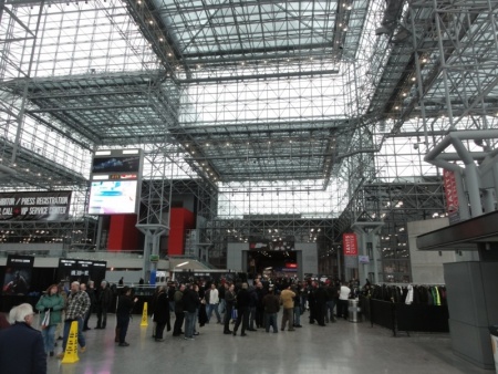 The Javits convention center is huge.