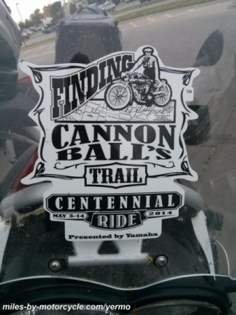 Finding Cannon Ball Bakers Trailer Sticker