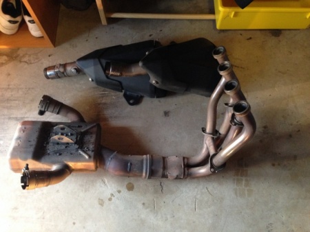 Stock exhaust system